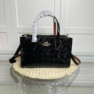 Coach Nina Small Tote Bag In Signature Leather